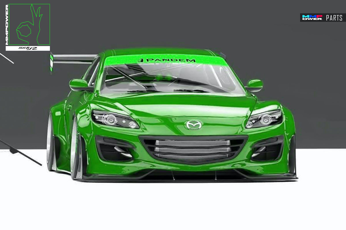 PANDEM Mazda RX8 Wide Body Full Kit (Rocked Bunny Style)