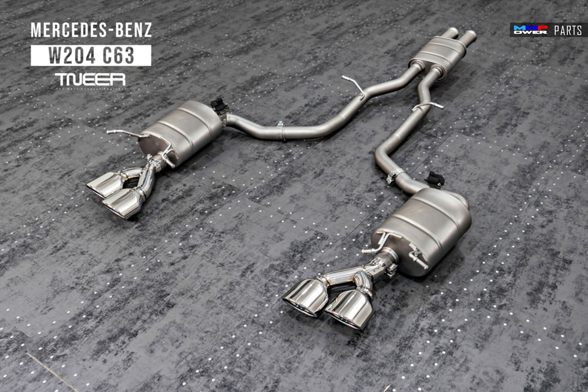 TNEER W204 C63 AMG CATBACK EGZOZ SİSTEMİ