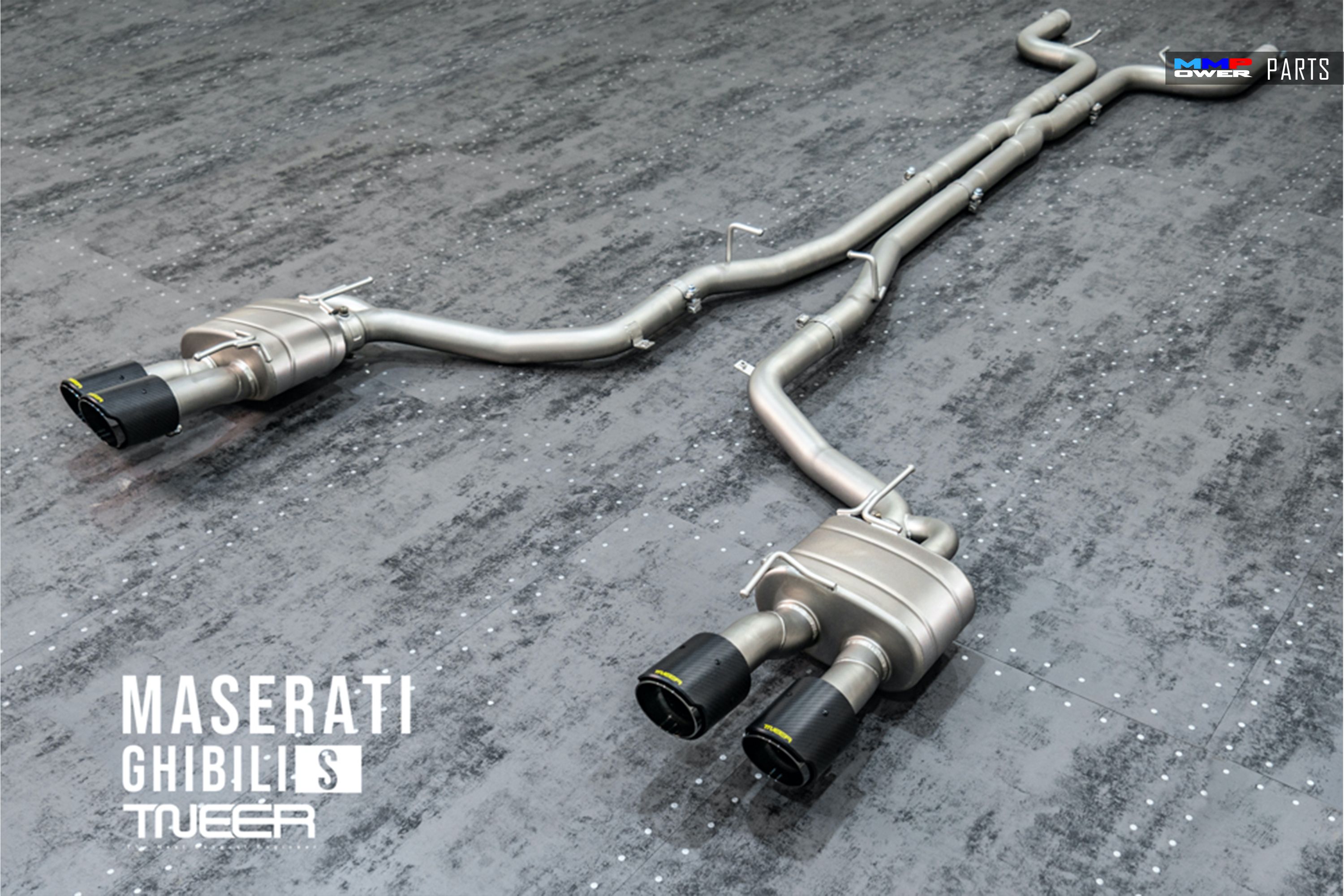 TNEER MASERATI GHIBLI S / SQ4 CATBACK EGZOZ SİSTEMİ