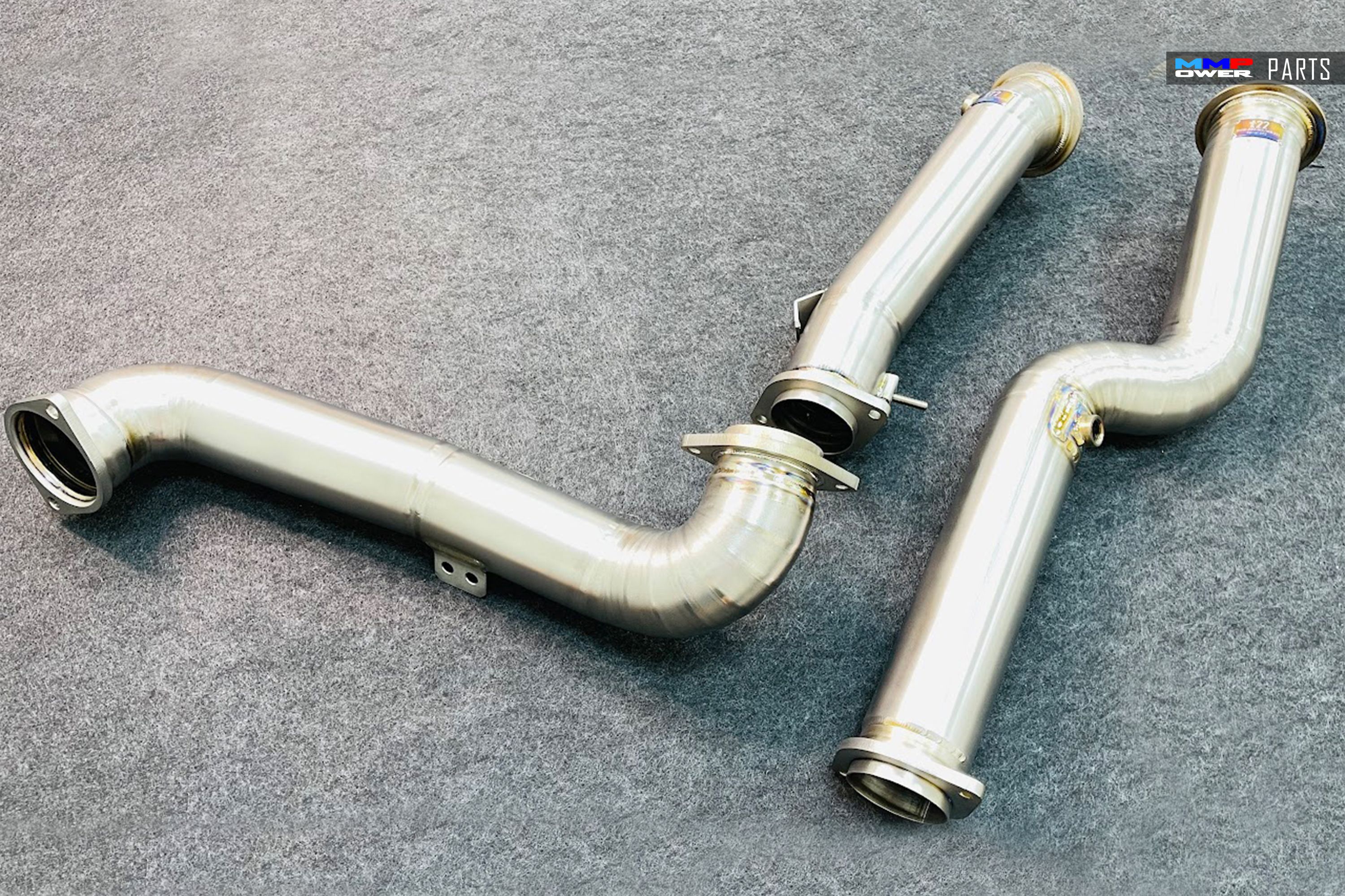 T22 G8x M3 M4 TITANIUM DOWN PIPE