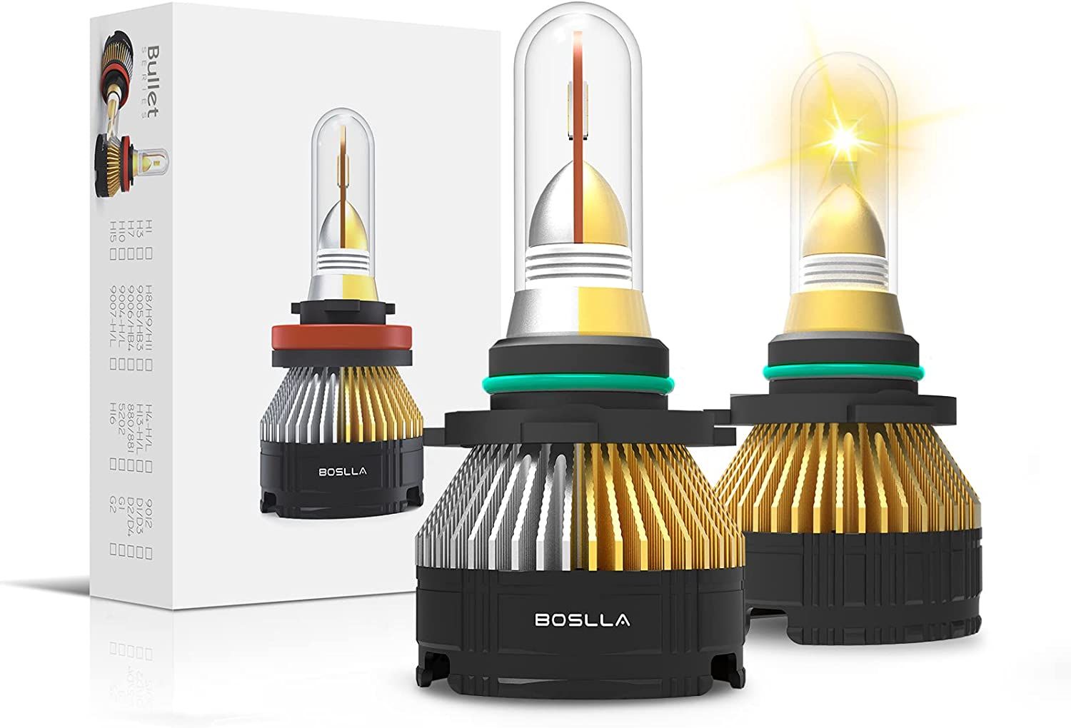 BOSLLA Xenon H7 Uyumlu 2 Renk 7,200 Lumen